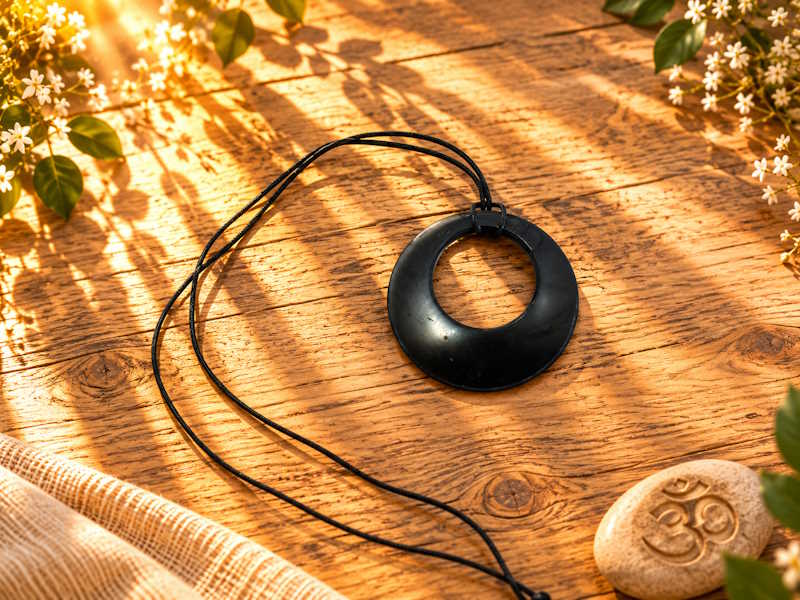 Colgante Shungit Eclipse 5 cm
